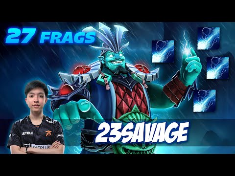23savage Storm Spirit 27 KILLS Thunder God - Dota 2 Pro Gameplay [Watch & Learn]