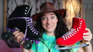ICE SKATES VS ROLLER SKATES