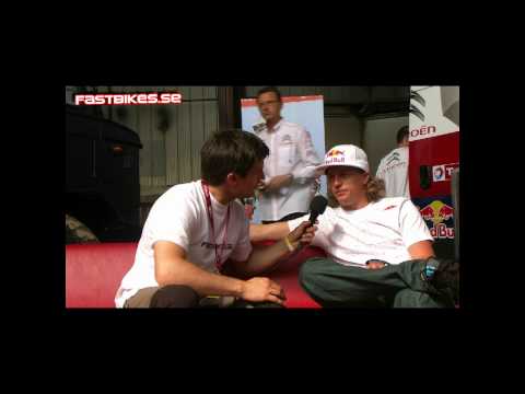 Kimi Räikkönen interview at Erzberg Rodeo