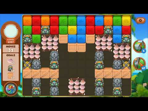 Lost Island Blast Adventure Level 1937 NO BOOSTERS - A S GAMING ✔️