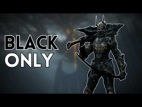 Using ONLY BLACK Items to Beat Elden Ring