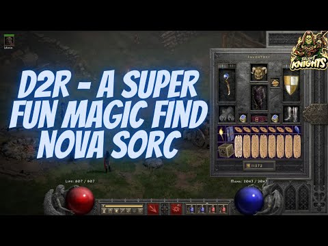 Diablo 2 Resurrected - A SUPER Fun Magic Find Nova Sorc