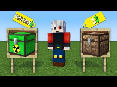 1$ SANDIK VS 999,999$ SANDIK - Minecraft