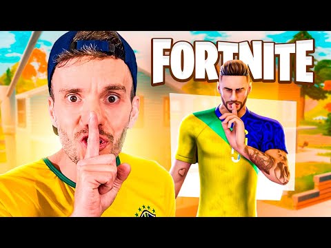BRANCOALA E NEYMAR NO FORTNITE #shorts