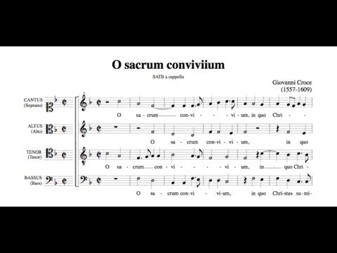 O Sacrum Convivium - Giovanni Croce
