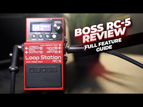 Boss RC-5 Loop Station 2020 - Present - Red image 7