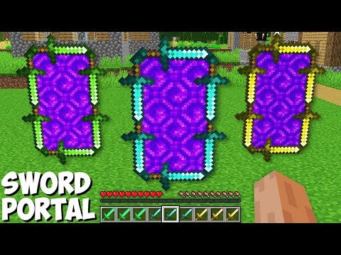 Lemon Craft - The NEWEST WAY TO BUILD A SWORD PORTAL in Minecraft ! SECRET PORTALS OF SWORDS !