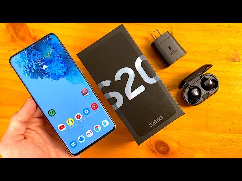 Samsung Galaxy S20 (Cloud Blue) Unboxing & First Impressions!