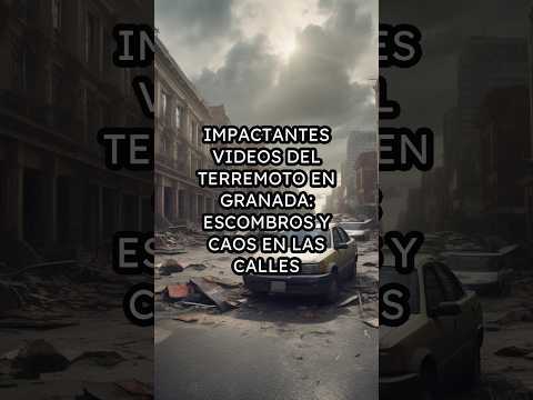 Impactantes videos del terremoto en Granada: escombros y caos en las calles