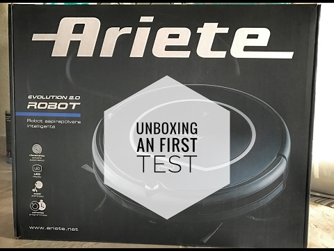 Ariete 2712 Saugroboter Unboxing + Review