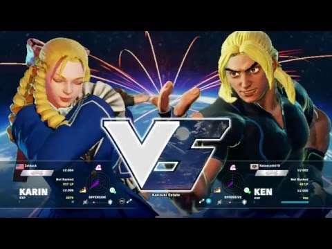 SFV Beta Online Matchmaking - Zelduck (Karin) vs Natescott419 (Ken)