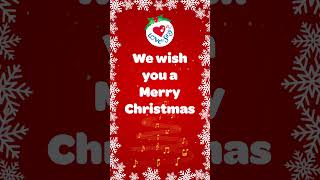 We Wish You a Merry Christmas and a Happy New Year SING ALONG Christmas 🎵🎄 #shorts #christmasmusic