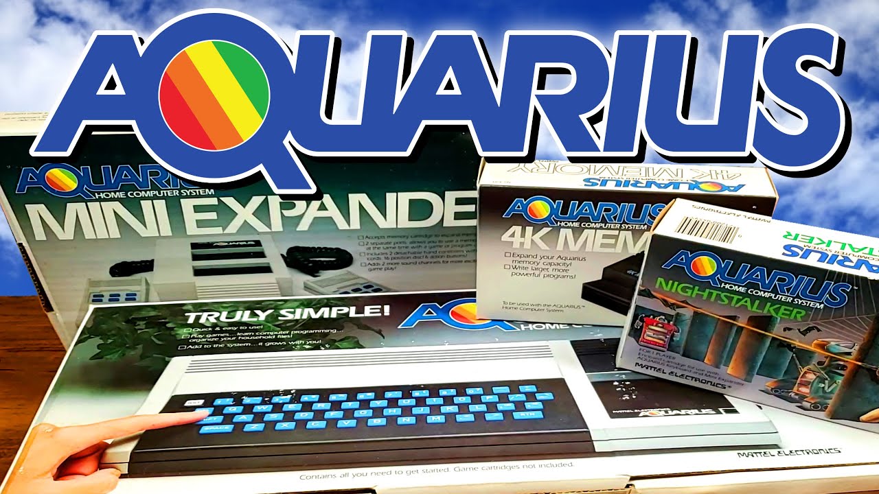 Vintage 1983 MATTEL AQUARIUS Home Computer & Peripherals | AMAZING CONDITION!
