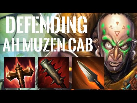 The Old Age Of Ability Hunters! Ah Muzen Cab Carry Gameplay (Smite Conquest)