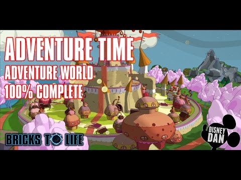 Adventure Time Adventure World 100% Complete ALL GOLD BRICKS - Lego Dimensions