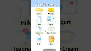 Download lagu 🧀 Dairy Products | English Vocabulary | Learn English | #shorts mp3
