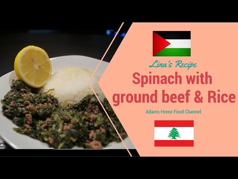 Middle eastern recipe today's dish is a spinach recipe...