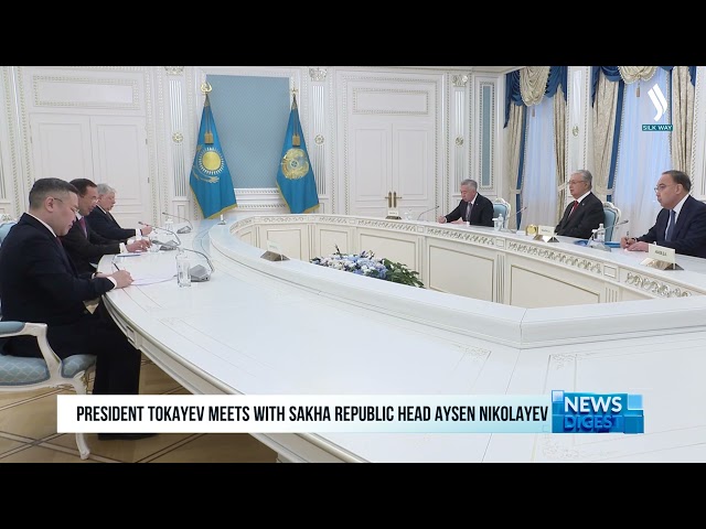 President Tokayev meets with Sakha Republic Head Aysen Nikolayev
