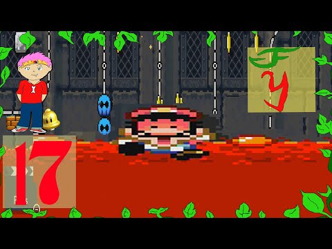 Mario Maker 2 Story Mode Part 17 - Very Evil Lava Level