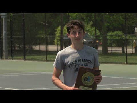 Bishop Hendricken’s Jack Ciunci Rallies to Win Individual Singles Championship