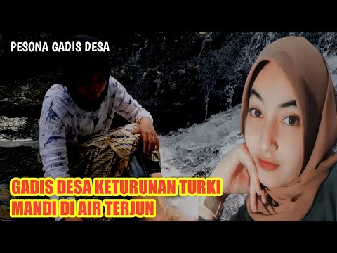 Gadis Turki Cantik Mandi Di Air Terjun‼️Kecantikannya Bikin Terpesona