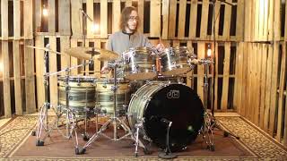 Video thumbnail for DW Performance Black Poplar Drum Set - 14x24,8x12,9x13,14x14,16x16,5.5x14 by The Drum Shop - Portland, Maine