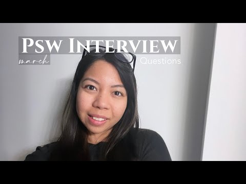 PSW Interview Questions #canada #psw #nurse #interview