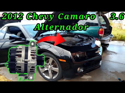 2012 Chevy Camaro 3.6 Cómo cambiar el alternador ( How to change the alternator )