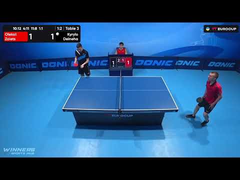 09:30 Oleksii Zaiets - Kyrylo Deineha 16.07.2023 TT Euro.Cup Ukraine Professional. TABLE 3