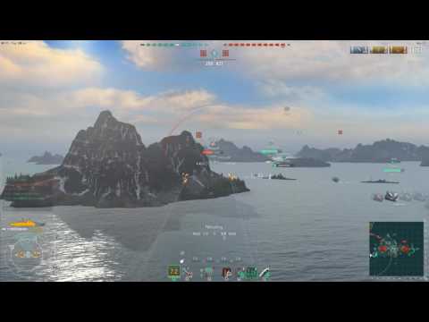 WOWS Hindenburg 6Kills 202K DMG, 2862 XP -Shatter