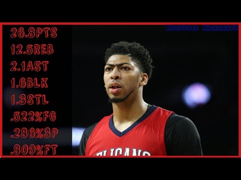 Anthony Davis March 2017 Highlights Compilation - 26.8 Pts 12.5 Reb 1.6 Blk !!!
