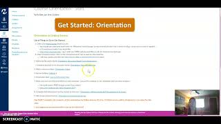 English 101 Orientation Canvas Basics
