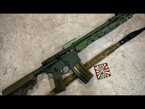 50 shades of green Geissele rifle build