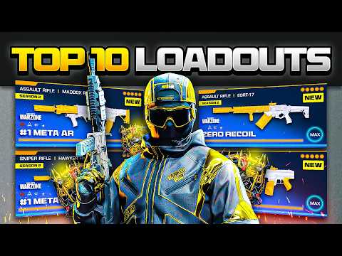 the TOP 10 *BROKEN* META Loadouts in Warzone (Warzone BEST Loadouts)