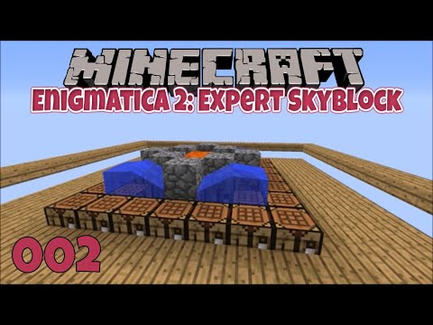 COBBLE GEN AND QUESTING MY BUTT OFF! - Enigmatica 2: Expert SkyBlock: 002 [Modded Minecraft 1.12.2]