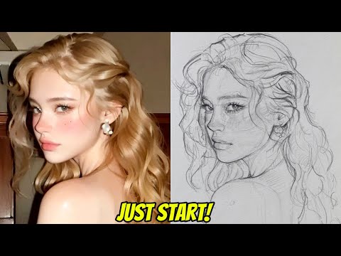 Draw Stunning Portraits Using the Loomis Method – One Pencil Only