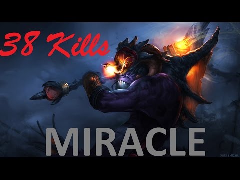 38 Kills - Miracle - Boss Slardar | Dota 2 (7.01)