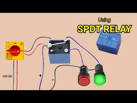 spdt relay working || how to use spdt relay ||  #electricalteluguvideos #spdtrelay #electronics