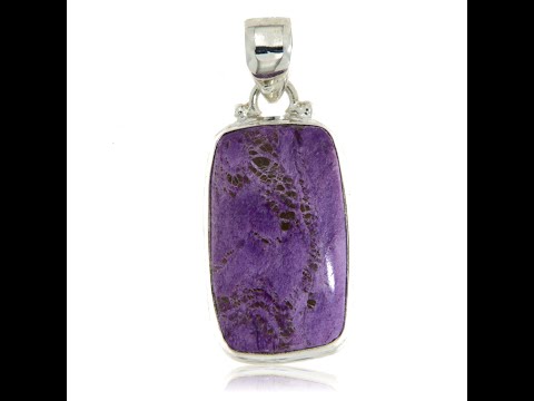 Pandant Argint 925 Purpurit Natural - Eleganta si Spiritualitate