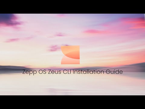 Tutorial | Zepp OS Zeus CLI Installation Guide | Amazfit