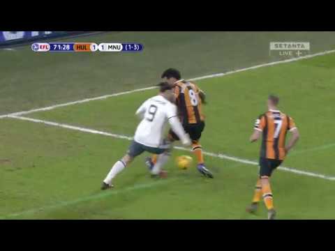 Zlatan Ibrahimovic Skill vs Hull City (EFL Cup) 2016-2017