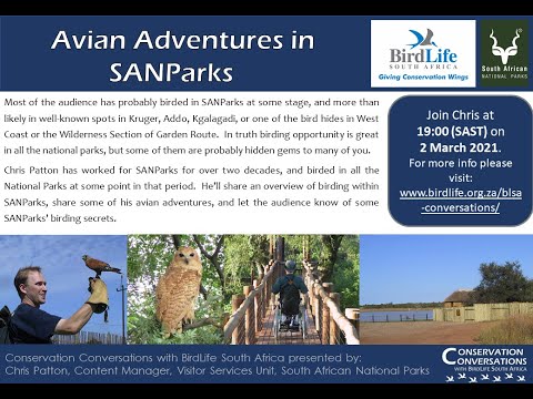 Conservation Conversations: Avian adventures in SANParks with Chris Patton