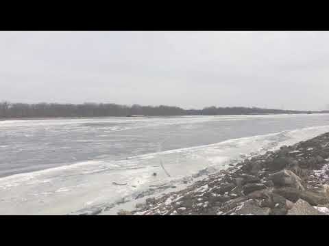 So, just how frozen is the Mississippi River?