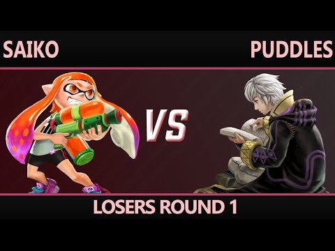 Saiko (Inkling) vs Puddles (Robin) - Get Wrecked 6 Losers R1