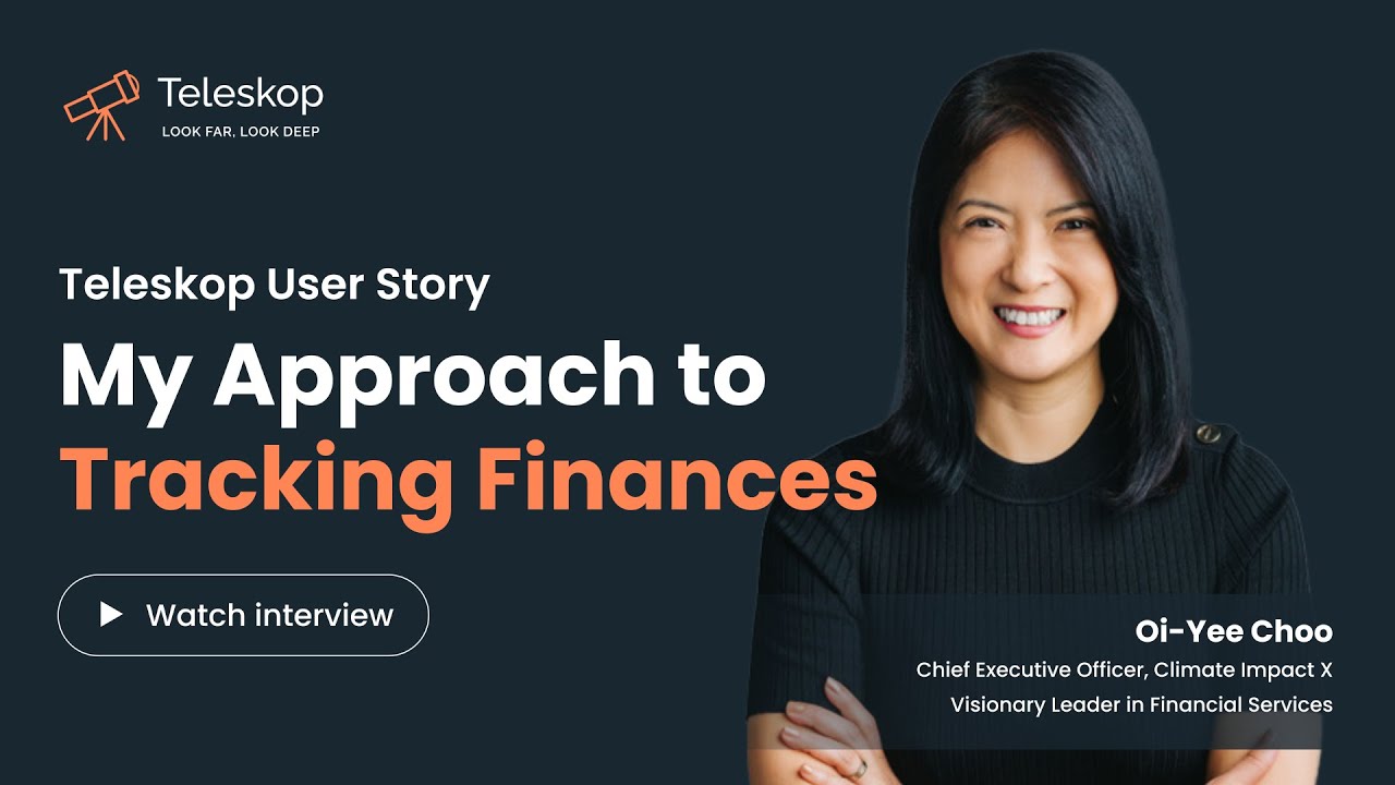 🔭Teleksop User Story: My Approach to Tracking Finances