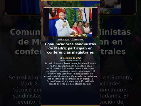Comunicadores sandinistas de Madriz participan en conferencias magistrales