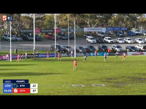 Rd 12 Hostplus SANFL Snapshot - South's Ben Shillabeer kicks tight set shot