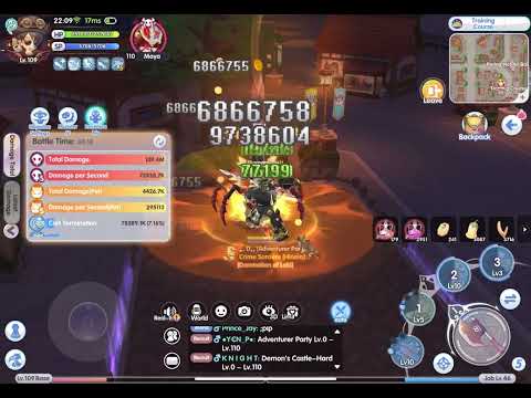 Rox Mechanic Test Damage after 1line change from prontera to Payon