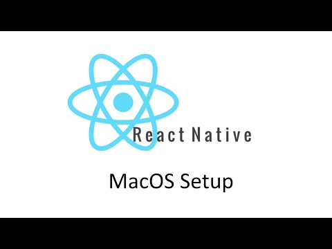 React Native Tutorial Mac Setup Video