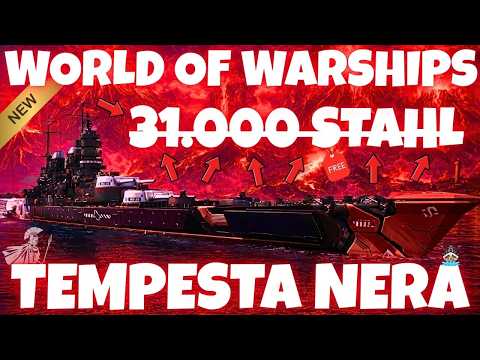 🚨 TEMPESTA NERA - SPARE 31.000 STAHL 😱🔥 | Review | World of Warships 🚢 | Ruggiero di Lauria